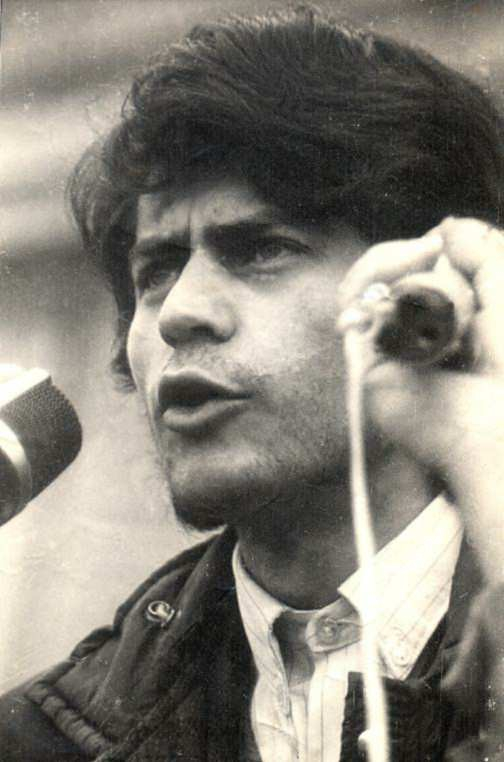 Alfonso Chanfreau en un discurso Alfonso Chanfreau en un discurso