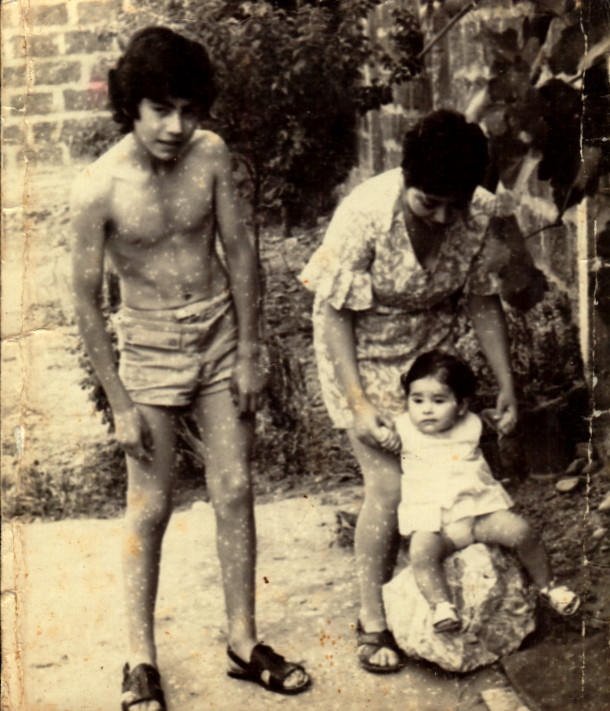 Hermanos de Juan Chacón con su sobrina Hermanos de Juan Chacón con su sobrina