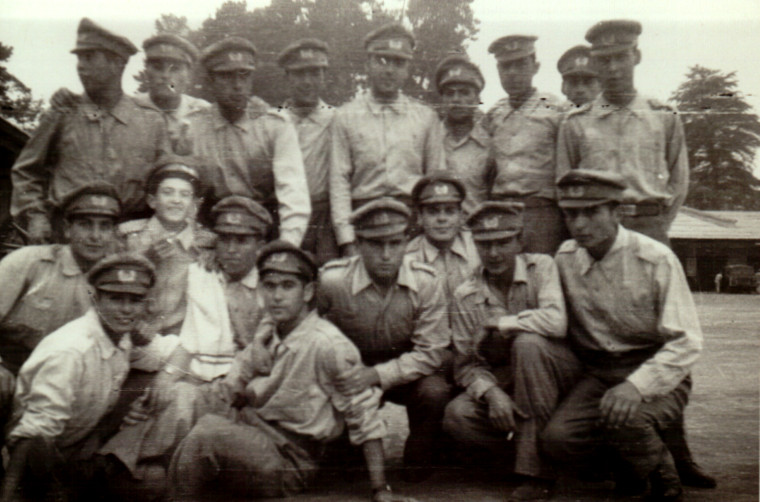 Juan Chacón en el Servicio Militar Juan Chacón en el Servicio Militar