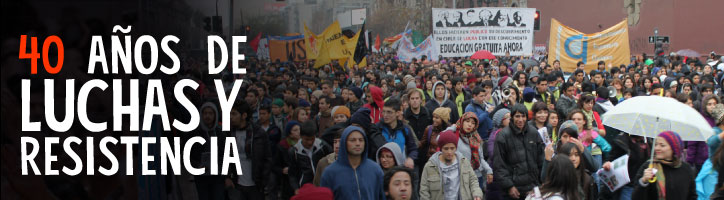 Marchas por 40 años de luchas Marchas por 40 años de luchas