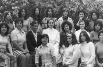 Prisioneras de la dictadura en el Hogar del Buen Pastor (Foto del Archivo del Museo de la Memoria y los Derechos Humanos) Prisioneras de la dictadura en el Hogar del Buen Pastor (Foto del Archivo del Museo de la Memoria y los Derechos Humanos)