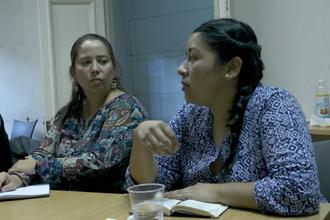 Doris González, vocera de UKAMAU Doris González, vocera de UKAMAU