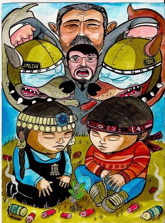 Dibujo Wallmapu Dibujo Wallmapu