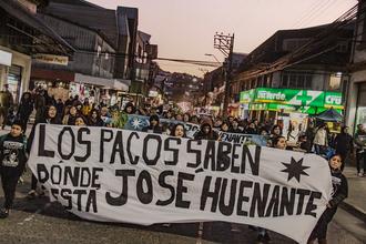 Marcha por José Huenante, año 2019. Foto: Colectivo La Teja