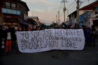 Marcha por José Huenante (s/f). Foto: La izquierda diario