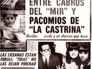 Bala y bala entre cabros del "MIR" y "pacomios" de La Castrina.