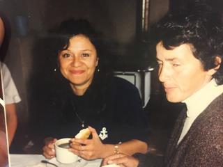 Juana González en comedor popular