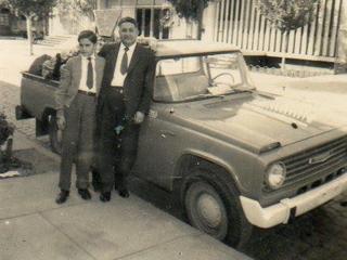 Ricardo Troncoso y su padre