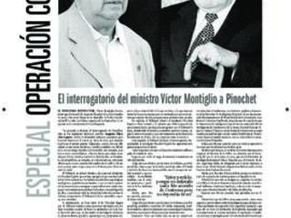 Interrogatorio del juez Montiglio a Augusto Pinochet